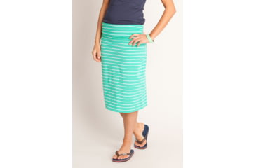 Image of Carve Designs Parc Skirt - Women's-Mint Nautical-Small