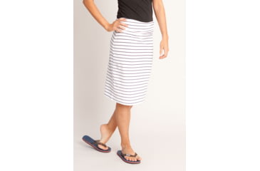 Image of Carve Designs Parc Skirt - Women's-White Nautical-Small