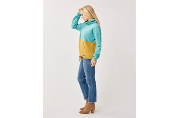 Image of Carve Designs Rowayton Colorblock Cowl - Womens, Wave w. Wood, Extra Small, FLRC20-482-XS