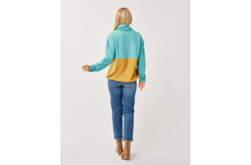 Image of Carve Designs Rowayton Colorblock Cowl - Womens, Wave w. Wood, Extra Small, FLRC20-482-XS