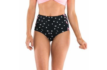 Image of Carve Designs Sabelle Reversible Bottom, Womens, Dash with Flamingo Palms / Flamingo, XS, BBSB86-007-XS