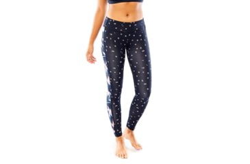 Image of Carve Designs Salters Tight Pants, Womens, Dash with Flamingo Palms, XL, BBST72-007-XL