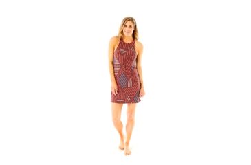 Image of Carve Designs Sanitas Dress - Womens, Merlot Sol, Large, DKSD25-643-LG