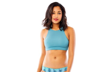 Image of Carve Designs Sanitas Reversible Top, Agave / Julep Stripe, XS, BTGA35-337-XS