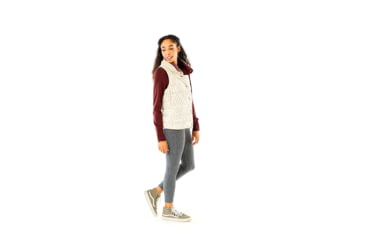Image of Carve Designs Silverton Reversible Vest - Womens, Merlot/Birch Sol, Extra Small, OWTB77-621-XS