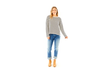 Image of Carve Designs Whitcomb Sweater - Womens, Birch Mariner, Extra Large, SWWU18-182-XL