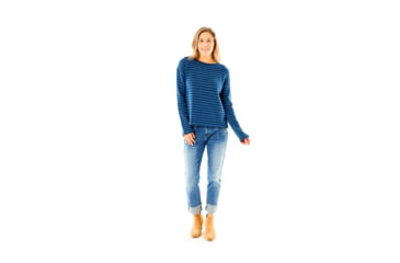 Image of Carve Designs Whitcomb Sweater - Womens, Dusk Mariner, Extra Small, SWWU18-509-XS