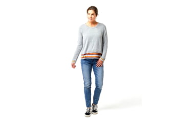 Image of Carve Designs Wiley Sweater - Womens, Limestone Heather, Extra Small, SWWY75-082-XS