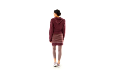 Image of Carve Designs Williamette Hooded Cardigan - Womens, Merlot Mariner, Extra Small, SWWT18-639-XS