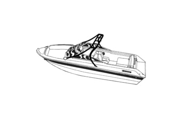 Image of Carver Specialty Cover For V Hull Runabout Boats With Standard Tower 236 Length x 102 Width, 97123P-10