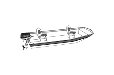 Image of Carver Styled To Fit Open Jon Boat Cover, 12ft6in Length x 58in Width, 74200P-10