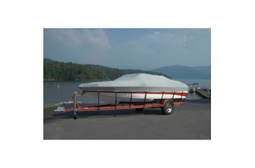 Image of Carver Styled To Fit V Hull Runabout Inboard/Outboard Boat Cover For V 17 176 Length x 90 Width, 17ft6in Length x 90in Width, 77117P-10