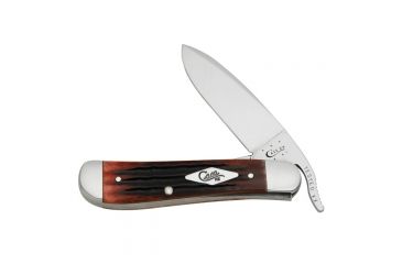 Image of Case 61953 1/2L-2 SS Crimson Bone Folding Knife Drop Point Russlock,4.25in closed 51416
