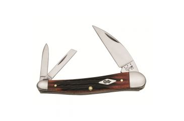 Image of Case 6335WH Crimson Bone Seahorse Whittler Folding Knife,4in closed 51415