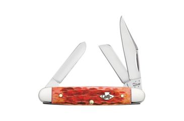 Image of Case Burnt Salmon Bone-Peach Seed Jig Medium Stockman 63090 SS 27054