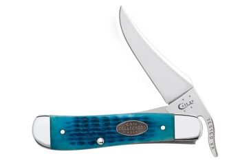 Image of Case Collectors Club-Rogers Corn Cob Jig Caribbean Blue Bone RuSSlock 61953Lc SS With Clip 27607