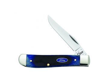 Image of Case Ford Blue Bone Mini Trapper Folding Blade, 6107 SS, 14304