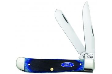 Image of Case Ford Blue Bone Trapper Folding Blade, 6254 SS, 14301
