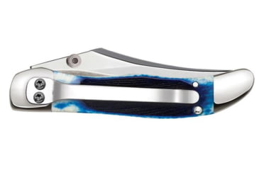 Image of Case Ford Kickstart Folding Knife, 2.9in Blade, Overall 7in, Tru-Sharp Stainless Steel, Mid-Folding Hunter Clip, Blue Bone, Kickstart Mid-Folding Hunter, 14321