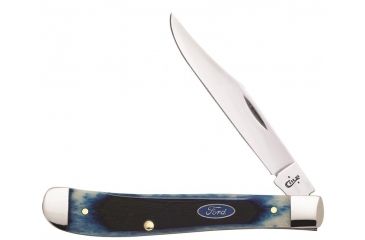 Image of Case Ford Sawcut Blue Bone Slimline Trapper Folding Blade, 61048 SS 14322