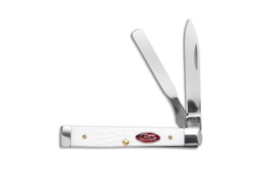 Image of Case Knives Case Knives Baby Doc Knife Standard Jig White Synthetic SparXX 6282SP SS 60178, White, Stainless Steel, adult, BHQ-211536