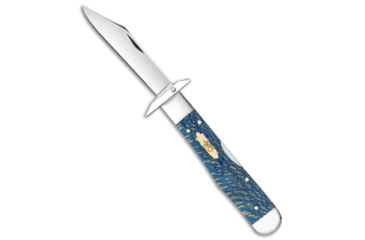 Image of Case Knives Case Knives Cheetah Cub Knife 3.5" Blue Sycamore Wood 711 1/2L SS 63738, Blue, Tru-Sharp, adult, BHQ-228432