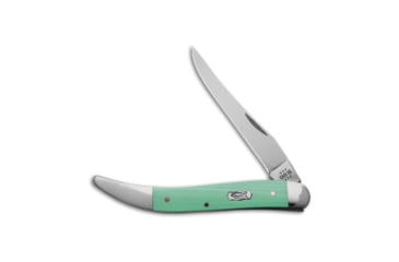 Image of Case Knives Case Medium Texas Toothpick Knife 4.25&quot; Seafoam Green G-10 1010094 SS 18105, Teal, Tru-Sharp, adult, BHQ-195975