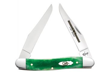 Image of Case Limited XX Edition Series XX XXXIV Bright Green Bone Smooth Muskrat Blade, MUSKRAT SS, 11768