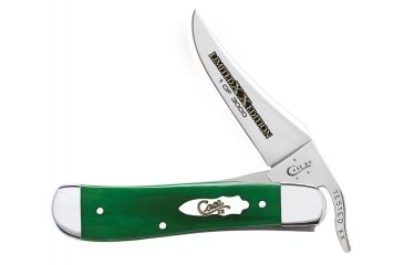 Image of Case Limited XX Edition Series XX XXXIV Bright Green Bone Smooth Russlock Blade, 61953L SS, 11764