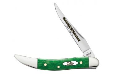 Image of Case Limited XX Edition Series XX XXXIV Bright Green Bone Smooth Small Texas Toothpick Blade, 610096 SS, 11763