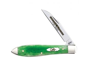 Image of Case Limited XX Edition Series XX XXXIV Bright Green Bone Smooth Tear Drop Blade, TB61028W SS, 11765