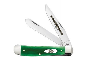 Image of Case Limited XX Edition Series XX XXXIV Bright Green Bone Smooth Trapper Blade, 6254 SS, 11761