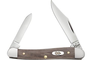 Image of Case Mini Copperhead Antique River Folding Knife,Clip and Pen,Antique River Logs Wood Handle CA70413