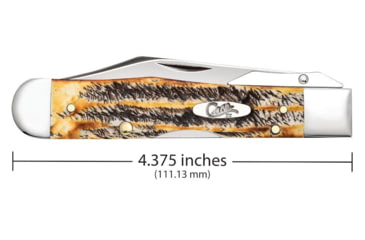 Image of Case Cheetah Folding Knife, 4.38 in, Tru-Sharp Surgical Steel, Case 6.5 BoneStag Handle, 65319