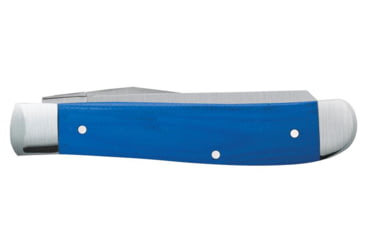 Image of Case Mini Trapper Folding Knife, 3.5 in, Tru-Sharp Surgical Steel, Blue G-10 Handle, 16741