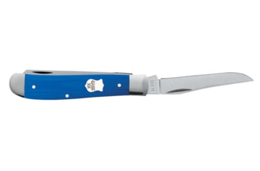 Image of Case Mini Trapper Folding Knife, 3.5 in, Tru-Sharp Surgical Steel, Blue G-10 Handle, 16741
