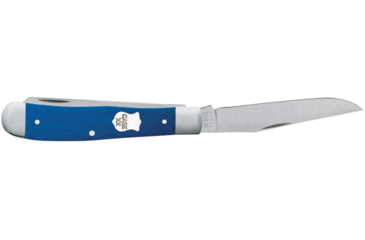 Image of Case Trapper Folding Knife, 4.13 in, Tru-Sharp Surgical Steel, Blue G-10 Handle, 16740