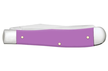 Image of Case Trapper Folding Knife, 4.13 in, Tru-Sharp Surgical Steel, Ichthus Purple Synthetic Handle, 39160