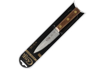 Image of Case Walnut Steak Knife, 7.75in Overall, SS, 3.25in Satin Partially Serrated Blade, Walnut Handle, 11079