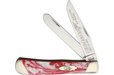 Image of Case Trapper Peppermint Folding Knife,Stainless Steel,Clip and Spey,Peppermint,Corelon Handle CAS9254PM