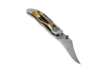 Image of Case Tru-Sharp Blade / Bonestag Handle Kickstart Assisted Opening Mid-Folding Hunter, 4 in closed, 65314