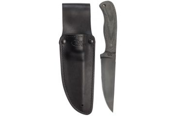 Image of Case Winkler Skinner Knife, Smooth Black Canvas Laminate, SKINNER 80CRV2, 43173