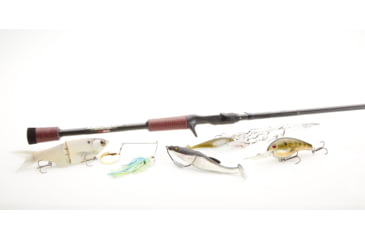 Image of Cashion Fishing Rods John Crews ICON Series Big Bait Rod 7ft 10in, Med-Heavy, Mod-Fast, 15-55 lb, 1/2 - 3oz, IBB710MHMFJC