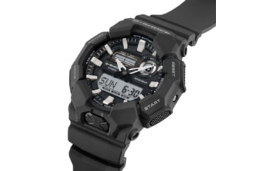 Image of Casio G-Shock Mens Analog-Digital Movement Watch, 55 mm Case Diameter, Resin, Black, Bio-based Resin, GA-010-1A1CR