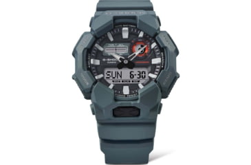 Image of Casio G-Shock Mens Analog-Digital Movement Watch, 55 mm Case Diameter, Resin, Blue, Bio-based Resin, GA-010-2ACR