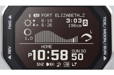 Image of Casio G-Shock Mens Digital G-Glide w/Bluetooth Connect, 51 mm Case Diameter, Stainless Steel, Black, Bio-based Resin, GBX-100S-1CR