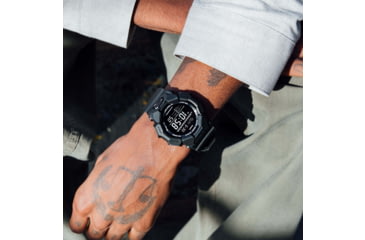 Image of Casio G-Shock Mens Digital Movement Watch, 52 mm Case Diameter, Resin, Black, Bio-based Resin, GD-010-1A1CR