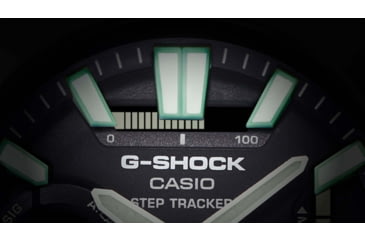 Image of Casio G-Shock Mens Move Analog-Digital Watch w/Bluetooth Connect/Step Tracker, 49 mm Case Diameter, Resin, Black, Bio-based Resin, GBA-950-1ACR