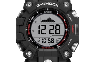 Image of Casio G-Shock Mudman Triple-Sensor Solar Power Watch - Mens, Black, GW9500-1
