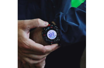 Image of Casio Outdoor Casio Pro Trek Solar Watch Triple Sensor Watching Featuring an Altimeter, Barometer, Digital Compass, Thermometer and 100M WR - Mens, Black, One Size, PRG340-1